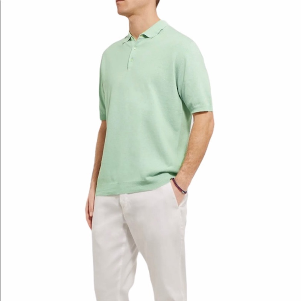 IZOD Polo Shirt – Light Green – Size Medium – EUC